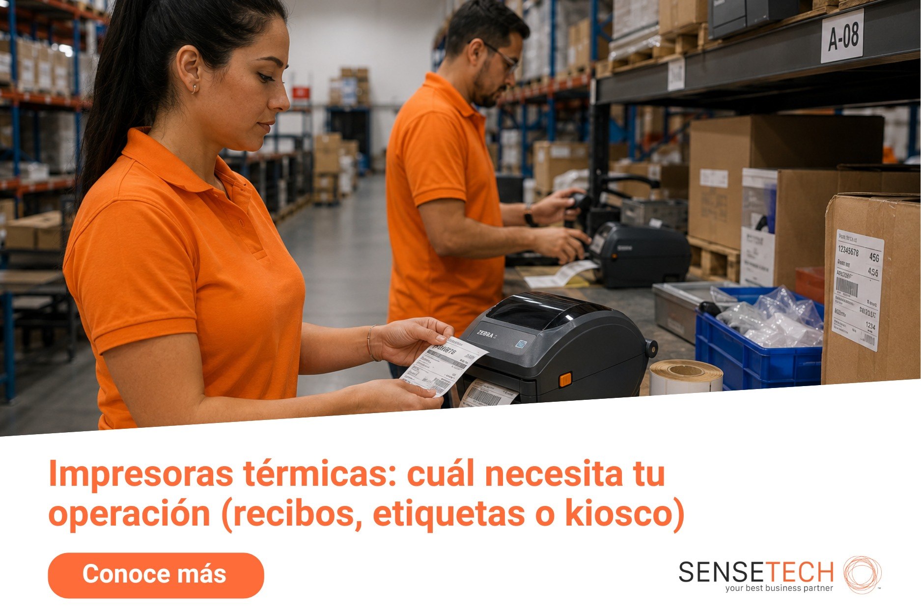 Impresora térmica: cuál necesita tu operación (recibos, etiquetas o kiosco)