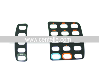 (2nd version) Set of Keypad Nameplate/ Overlay for Symbol WT4000, WT4070, WT4090