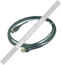 Symbol (Series A Connector) Scanner Cable for Symbol DS9808 (25-53492-22)