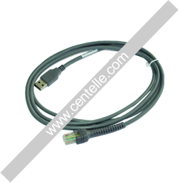 Symbol (Series A Connector) Scanner Cable for Symbol LS2208 (25-53492-22)