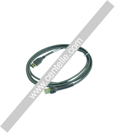  Symbol (Series A Connector) USB Scanner Cable for Symbol DS3478 (25-53492-22)