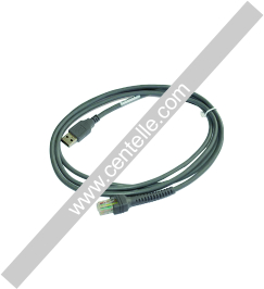 Symbol (Series A Connector) USB Scanner Cable for Symbol DS3578 (25-53492-22)