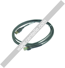  Symbol (Series A Connector) USB Scanner Cable for Symbol DS6708 (25-53492-22)
